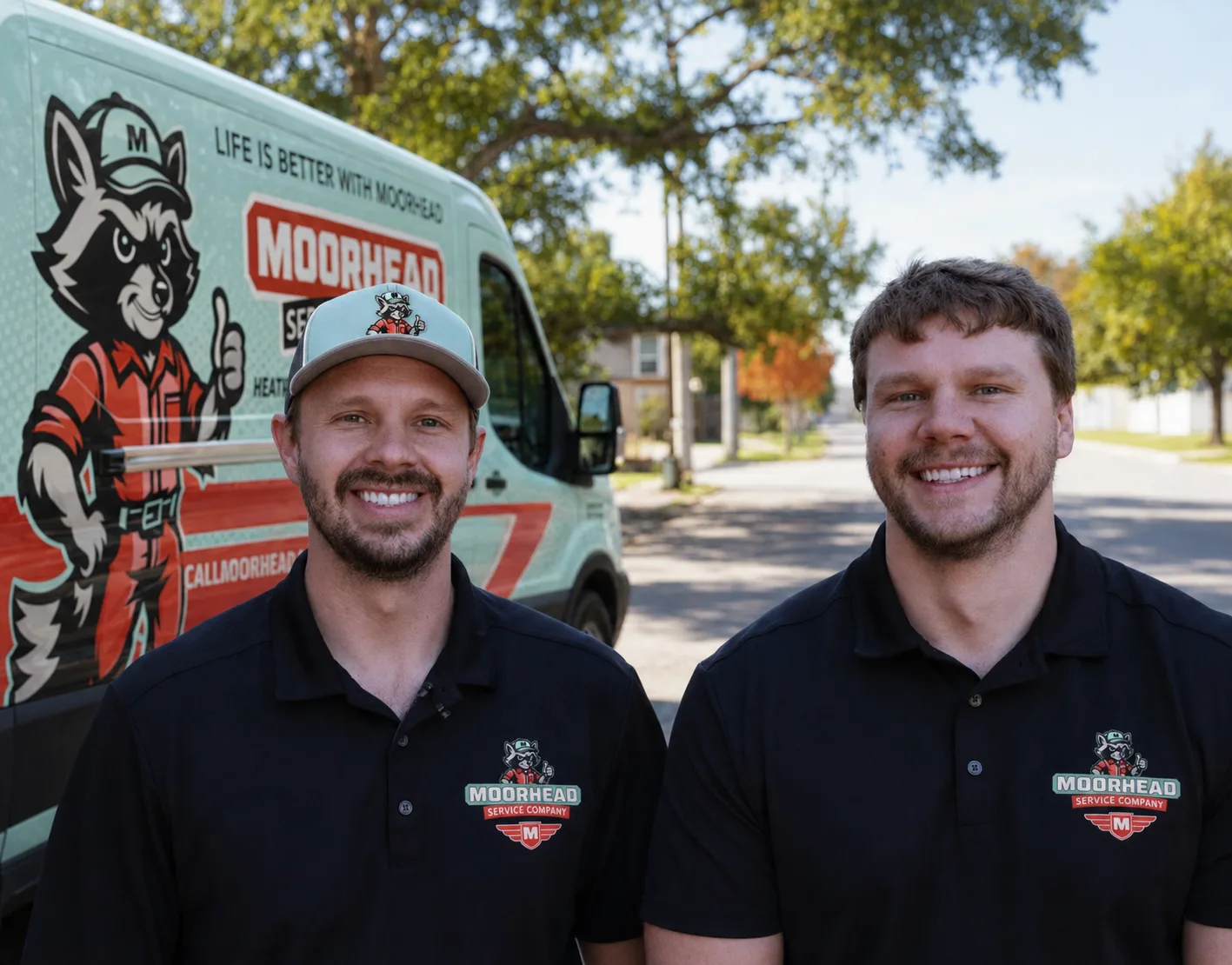 Justin and Levi Moorhead, owners of Moorhead Service Company